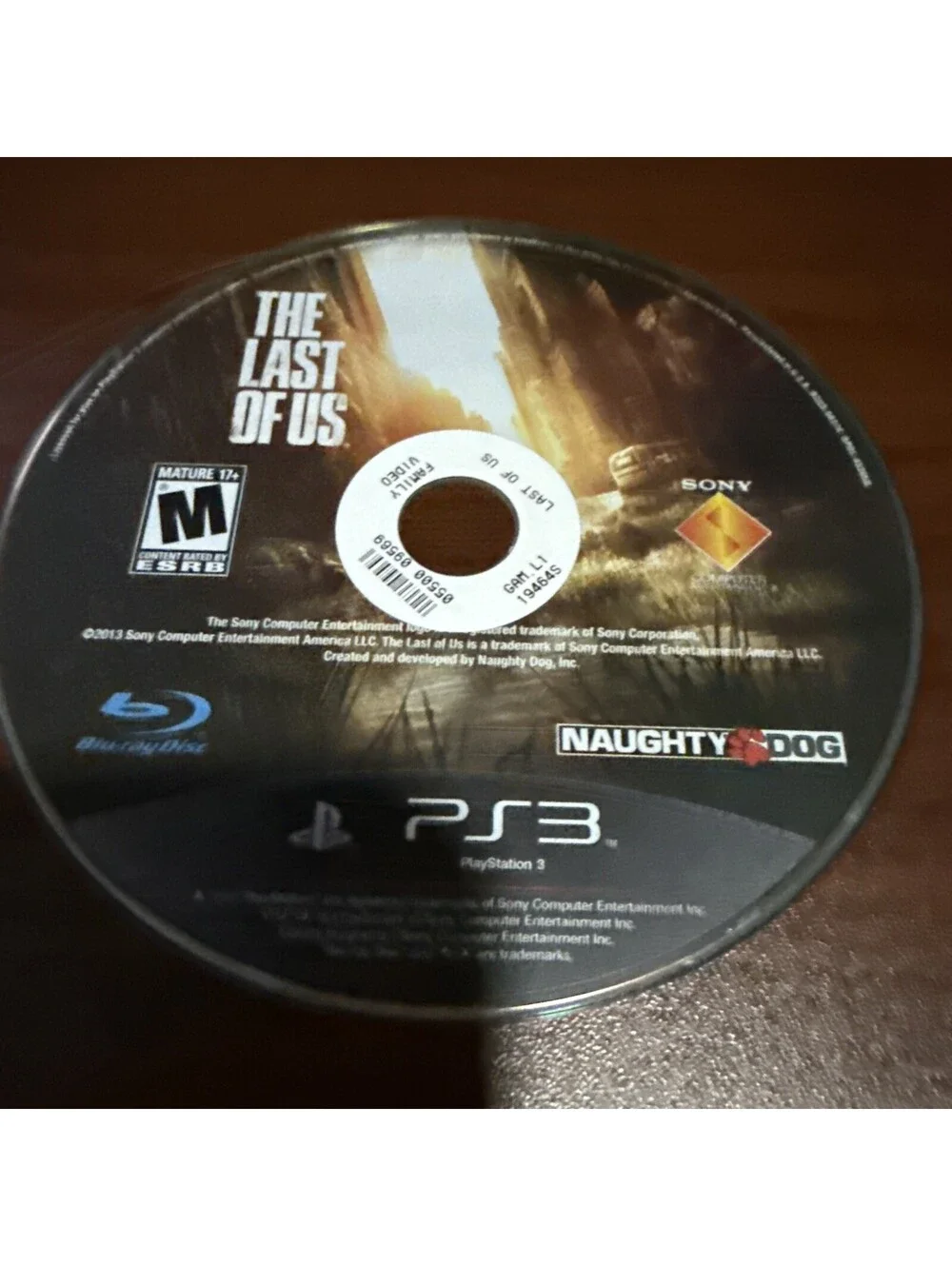 The Last of Us (Sony PlayStation 3, 2013) PS3 - DISC ONLY